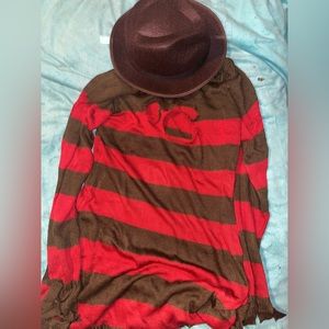 Freddy Kruger dress and hat
